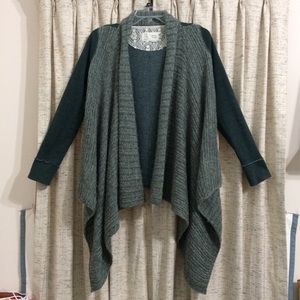 Saturday Sunday Open Front Cascado Waterfall Cardigan